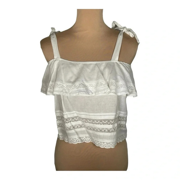 🤍 Altar’d State White Tank NWT Small - Picture 2 of 6